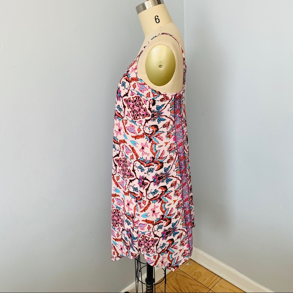 NWT Aqua Loose Fit Babydoll Boho Dress - Picture 2 of 8